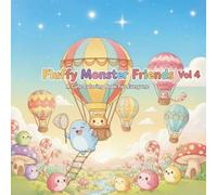 Fluffy Monster Friends Vol 4: A Cute Coloring Book For Everyone