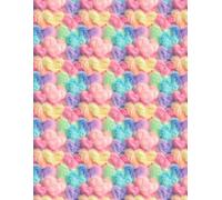 Fluffy Rainbow Hearts - Grateful Heart: A Journey of Daily Appreciation - Gratitude Journal: 8.5 X 11 inches 150 Pages, 3 entries per page