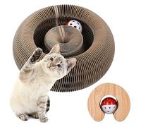 FluffyDream Magic Organ Kitten - Tabla de rascar para Gatos jóvenes, Almohadilla interactiva para rascar con una Bola, rascador para Gatos para moler Garras, protección de Muebles, Juguete de