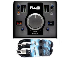 Fluid Audio Interfaz SRI-2 y controlador de monitor con cable keepdrum