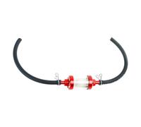 Fluid Filter for Motorcycle, Transparent Oil Filter with Removable Washable Design, Impurity Filtration, Vibration-Proof for Dirt Bike, Commuting, Touring