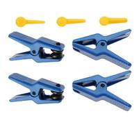 Fluid Line Stopper, Leak Proof Clamp Set, 1.17in Brake Maintenance Tool, 4 Piece Secure Grip Kit, Non Damaging Design for Fleet Maintenance, Coordinators, Mobile, Repair, Service Providers