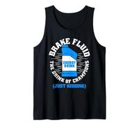 Fluid The Drink of Champions Divertido mecánico de Frenos automáticos Camiseta sin Mangas