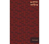 Fluid Thoughts: A Tonal Burgundy Designer Journal: 6x9 Half-Lined, Half-Blank Notebook - Dual-Layout for Sketches and Reflection