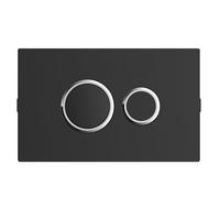 Fluidmaster 1000Z-033-P1 - Placa neumática, color negro mate