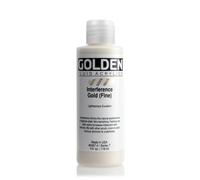 Fluido dorado Interference Acrylics Interference Gold Fine Botella de 4 oz