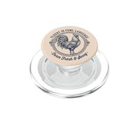 Fluido En El Lenguaje De Las Aves Divertido Gallo Pollo Pun Farm PopSockets PopGrip para MagSafe