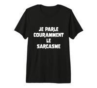 Fluido en el Sarcasmo francés Divertido Cita para los Amantes del Humor seco Camiseta Premium