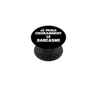 Fluido en el Sarcasmo francés Divertido Cita para los Amantes del Humor seco PopSockets PopGrip Adhesivo