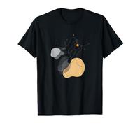 Flujo Cósmico Abstracto - Arte Espacial Moderno/Formas Celestiales Camiseta