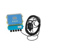 Flujómetro ultrasónico, medidor de flujo de drenaje/canal abierto ultrasónico, caudalímetro de agua de río 4-20 mA RS485 (opcional) sensor de líquido, transmisor sin contacto (tipo RS485 dividido
