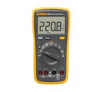 Fluke 15B+ Digital Multimeter, for Electrical Applications, Measures AC/DC Voltage and Current Measurements up to 1000 V and 10 A, Along with Resistance, Continuity, Diodo and Capacitance Capabilities