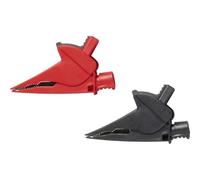 Fluke AC385 - Juego de pinzas de cocodrilo, color rojo, negro, rango de sujeción máx.: 36,7 mm, 1 juego