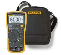 FLUKE Multímetro digital 117 True Rms con funda de transporte C115 y cables de prueba