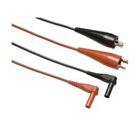 Fluke TL28A Messleitungs-Set [Krokoklemmen - Lamellenmacho 4 mm] Rot, Negro 1 Pieza