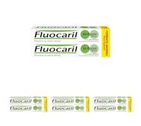 Fluocaril Bi-Fluoré 250 mg Pasta Dentrífica Anticaries Sabor Menta Previene la caries dental, Protege el esmalte, Eficacia Clínicamente Probada Pack de 2x125 ml (Paquete de 4)