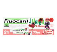 Fluocaril Duplo Pasta Junior Sabor Frutos Rojos 2x75ml