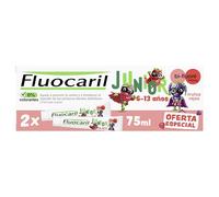 Fluocaril Duplo Pasta Junior Sabor Frutos Rojos 2x75ml