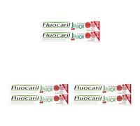 FLUOCARIL Junior Gel Frutos Rojos, Blanco, 75 ml (Paquete de 6)