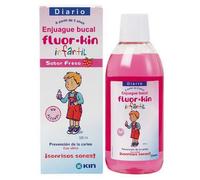 Fluor-Kin Infantil 500ml - Enjuague Bucal Infantil Sabor Fresa