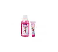 Flúor-Kin Infantil Colutorio Fresa 500 ml + Flúor-Kin Infantil Dentífrico Fresa 50 ml