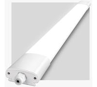 Fluorescente LED 60 CM, 20W 2200LM Neon Led Tubo, Lampara Techo 4000K, IP65 Impermeable Luz de Techo LED para Oficina Garaje Taller Sótano Almacén Baño Cocina, Blanco