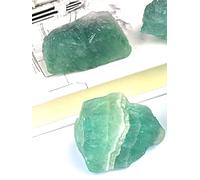 Fluorita verde natural aromaterapia espécimen mineral crudo piedra de cristal irregular elimina el magnetismo, fluorita verde, 50 g