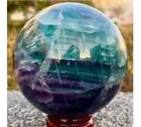 Fluorite Quartz Crystal Ball Ornaments