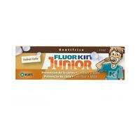 Fluorkin Junior Pasta Dental Cola 75 Ml - Limpieza Eficaz y Anticaries Para los Dientes de los Niños, Sabor Cola