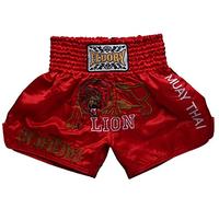 FLUORY Muay Thai Shorts, MMA Fight Shorts Ropa de Entrenamiento Jaula Lucha Grappling Artes Marciales Kickboxing Shorts Ropa