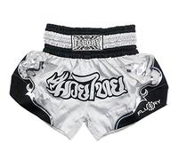 FLUORY Muay Thai Shorts, MMA Fight Shorts Ropa de Entrenamiento Jaula Lucha Grappling Artes Marciales Kickboxing Shorts Ropa