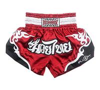 FLUORY Muay Thai Shorts, MMA Fight Shorts Ropa de Entrenamiento Jaula Lucha Grappling Artes Marciales Kickboxing Shorts Ropa