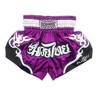 FLUORY Muay Thai Shorts, MMA Fight Shorts Ropa de Entrenamiento Jaula Lucha Grappling Artes Marciales Kickboxing Shorts Ropa