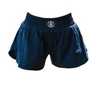 FLUORY Pantalones cortos de lucha Muay Thai,Nuevos estilos populares Pantalones cortos de boxeo Ropa Entrenamiento Jaula Lucha Cortos de agarre, Mtsf109-azul marino, Medium