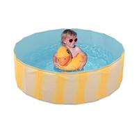Flur Piscina rígida para niños, 120 x 30 cm, de PVC, Plegable con Fondo Antideslizante, Piscina de jardín Segura y fácil de Montar, para Exterior, fantasía Sea