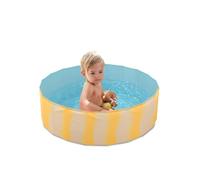 Flur Piscina rígida para niños, 80 x 20 cm, de PVC, Plegable con Fondo Antideslizante, Piscina de jardín Segura y fácil de Montar, para Exterior, fantasía Sea