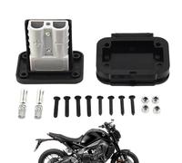 Flush-Mounted Frame - Socket Panel for Andersonconnectors | 50a Plug Panel Base for Connectors, with Cover Compatible for Car, Boat, Rvs, Solar Systems