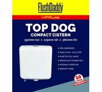 FLUSHDADDY CIST10 Top Dual Flush Cisterna entrada inferior, multicolor, 6 litros