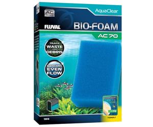 Fluval Bio-Foam Azul para Filtro Mochila para Acuario AquaClear AC70, 1 pc | Construcción de espuma para uso en acuarios de agua dulce y salada