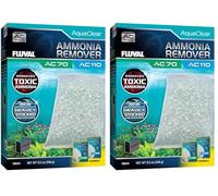 Fluval Eliminador de Amoniaco para Filtro Mochila para Acuario AquaClear AC70/AC110, 1 pc (Paquete de 2)