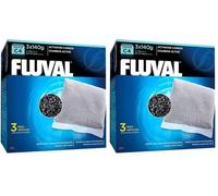 Fluval Esponja para la Filtración Mecánica con Carbón Activo para Filtro C4 (Paquete de 2)