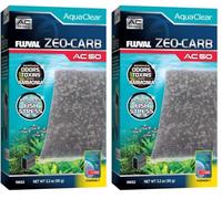 Fluval Zeo-Carbón para Filtro Mochila para Acuario AquaClear AC50, 1 pc (Paquete de 2)