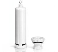 Fluvia Descargador Cisterna Tanque Alto con Base Valvula Universal Polipropileno para Inodoro Deposito Elevado Porcelana PVC Ceramica Descarga Rapida Instalacion Facil Repuesto Bano Resistente Antical