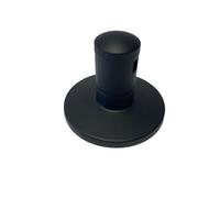 FLUVIA | Embellecedor Llave NEGRO | Pack 1 | Tapa Llave de Paso Agua | Ø69x59mm | Mando Oculto y Plafón | para Ducha Piscina, Llave Grifo Empotrado, Embellecedor Grifo Pared (oculto)
