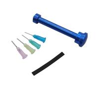 Flux Mate - Herramienta dispensadora de émbolo de aleación de aluminio, jeringas manuales, pastas de soldadura, herramientas de propulsión y decoración del hogar