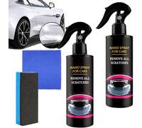 Fluxfade Nano Car Spray, 3-in-1 Ceramic Coating & Polish for Deep Scratches, Instant Invisible Scratch Remover, Quick Repair Nano Spray, Car Scratch Remover and Repair with Cloth & Sponge (2)