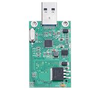 Fluxioxtna Adaptador MSATA de alta velocidad MSATA a USB 3.0 para un acceso sin problemas a archivos y movilidad para usar 200 Mb/s