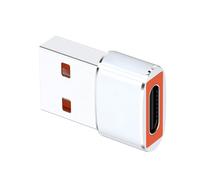 Fluxioxtna Adaptador USB C de alta velocidad, compatibilidad universal, cuerpo de aluminio compacto para transmisión de datos instantánea, adaptador USB a tipo C