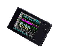 Fluxioxtna Analizadores lógicos de 4 canales, 100 Msa/s, frecuencia de muestreo, instrumento de mano, batería incorporada, analizadores de lógica digital para principiantes