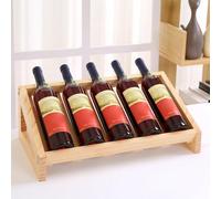 Fluxioxtna Bucolic Styles - Estante de vino de madera para hogares, cocina, pubs, decoración, estante de almacenamiento resistente para botellas, estante de madera de alta calidad